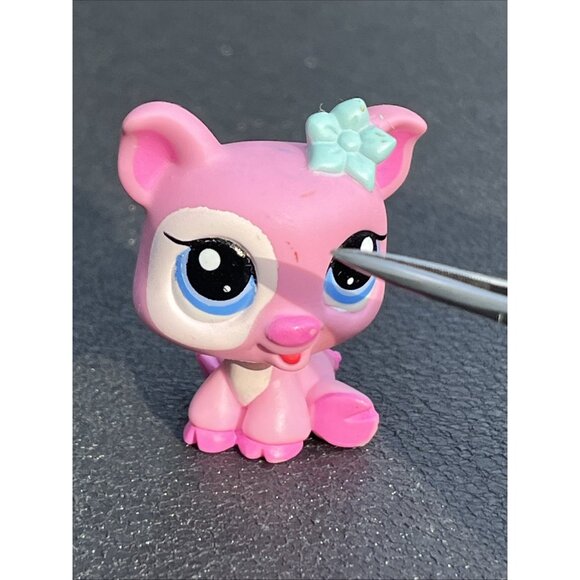 Littlest Pet Shop LPS Petriplets (only 2) Pig Piglets #1548 #1549 & Pig #2205 G2 - Picture 10 of 16